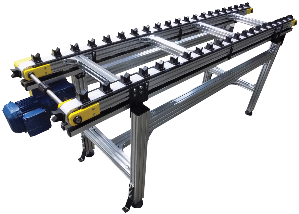 Indexing Timing Belt Conveyor (Custom) Material Handling Equipment System