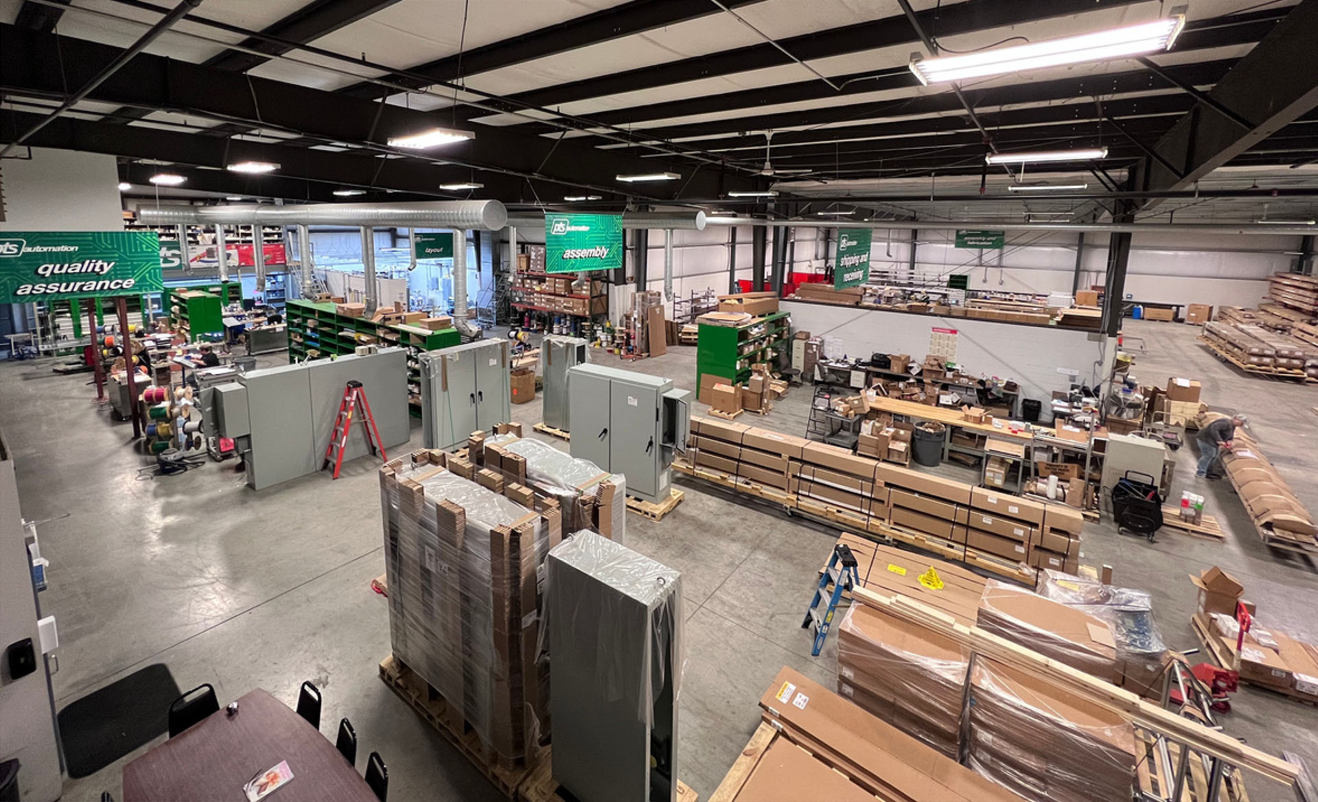 PTS Warehouse Overview Omron AMR Solutions for Michigan Industries